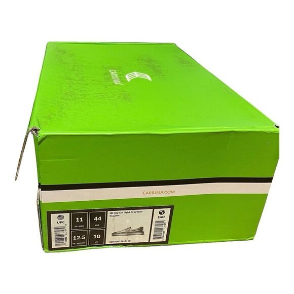 Cariuma Women’s IBI Slip‎ On Shoes Grey Bamboo Knit Sneakers Unisex - Picture 6 of 12